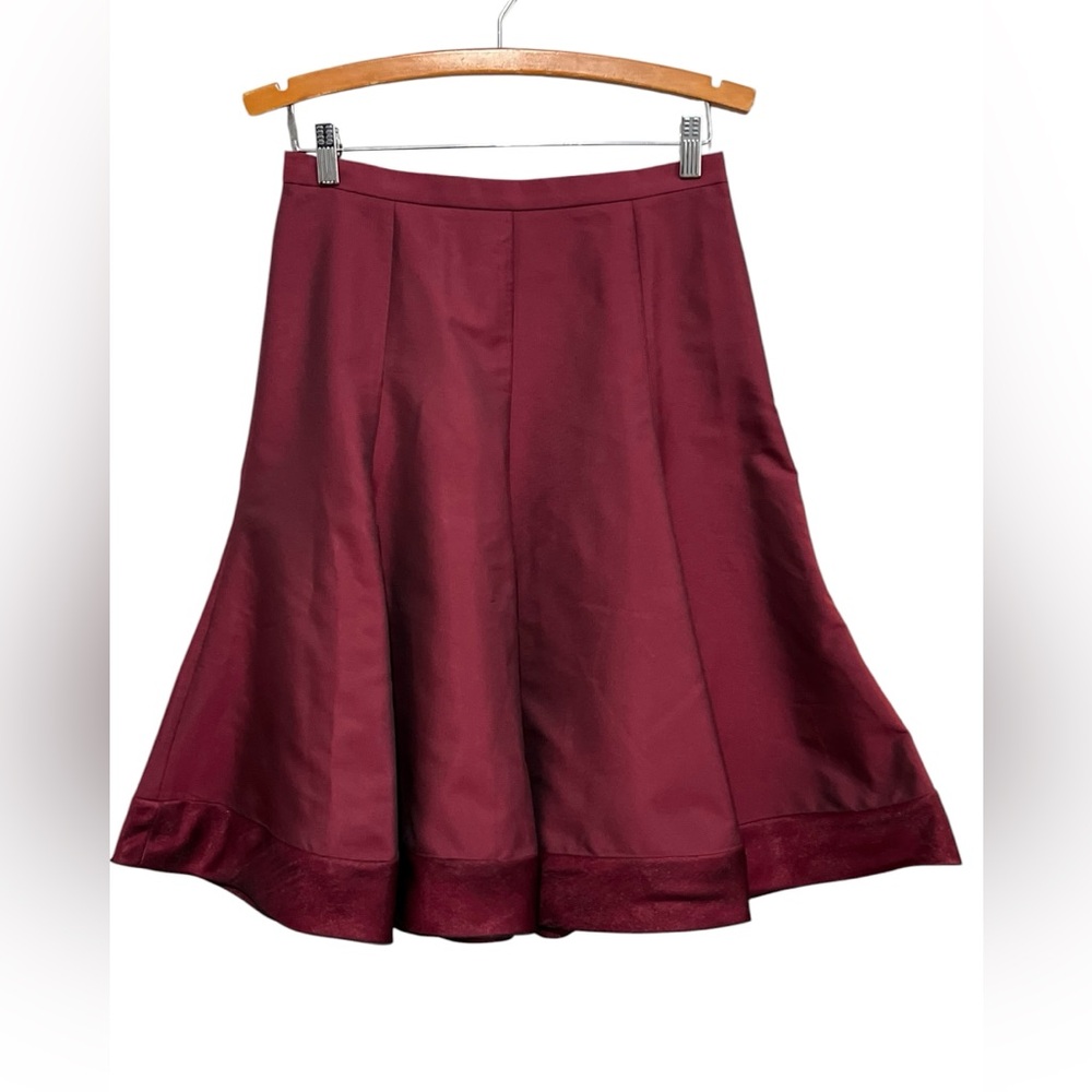 Moschino Cheap And Chic Women’s A-Line Red Burgundy Skirt Size 8